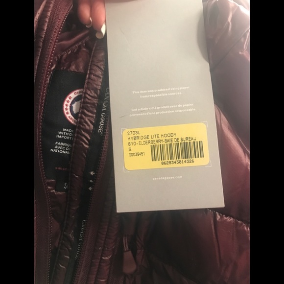 NWT Authentic Canada Goose Hybridge lite hoody S - Picture 2 of 4